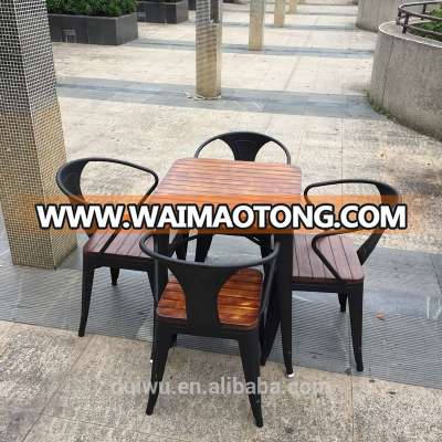 Foshan shunde wholesale vintage industrial style metal outdoor furniture