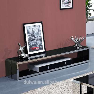 Modern tempered glass living room furniture chinese new model tv stand