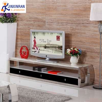 Make in China modern metal design wooden tv table