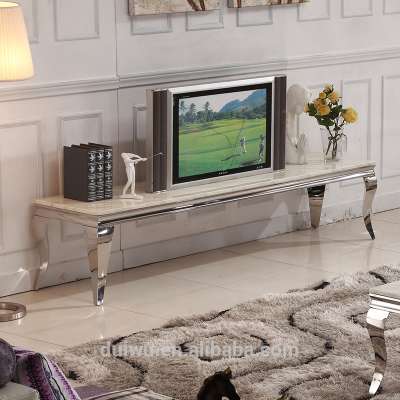 Simple style modern stainless steel tv table