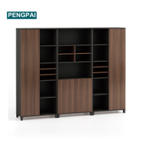 PENGPAI OEM waterproof multifunctional waterproof bookcase with door bookcase industrial