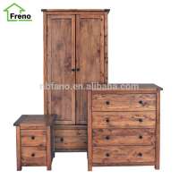 FN-5343 home furniture bedroom solid wood cabinet set