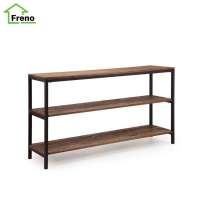 FN-124 Industrial Style Furniture Wooden Shelf Antique Wood Display Bookcase